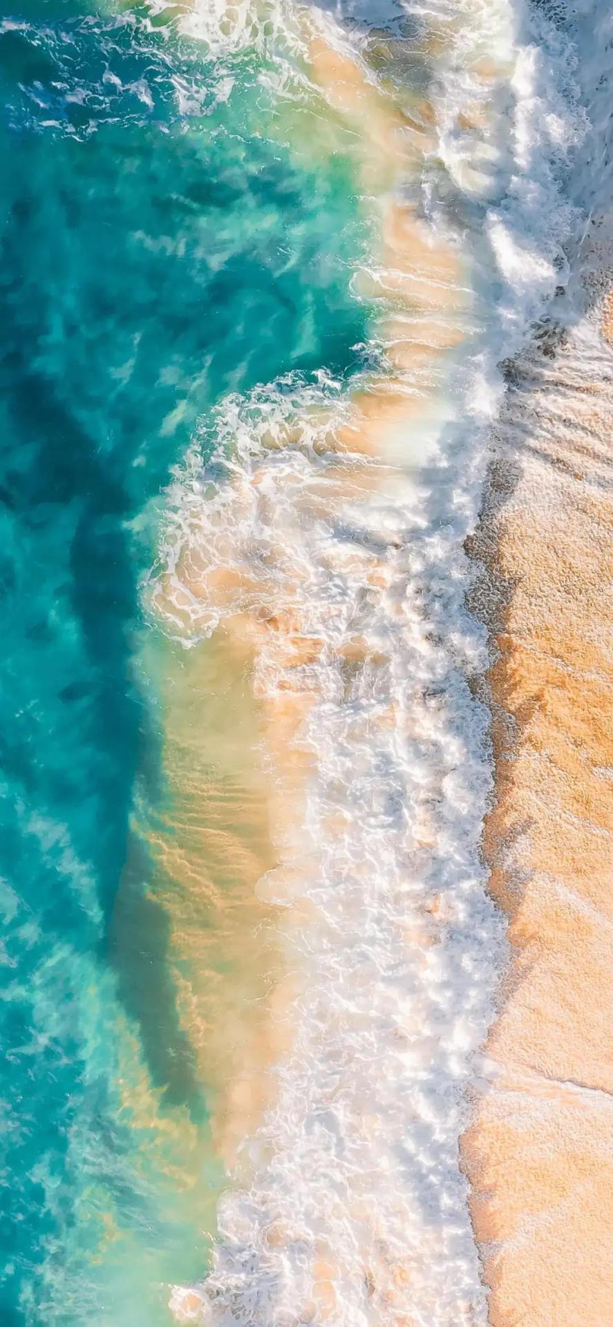 绿色的的海浪