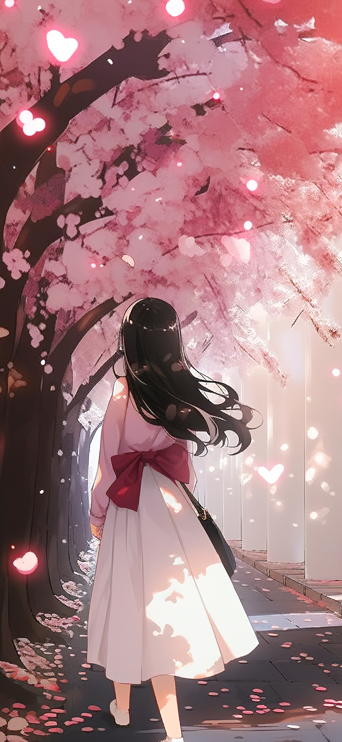 櫻花樹下