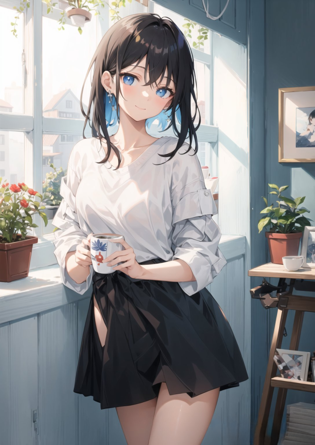 床邊露腿少女
