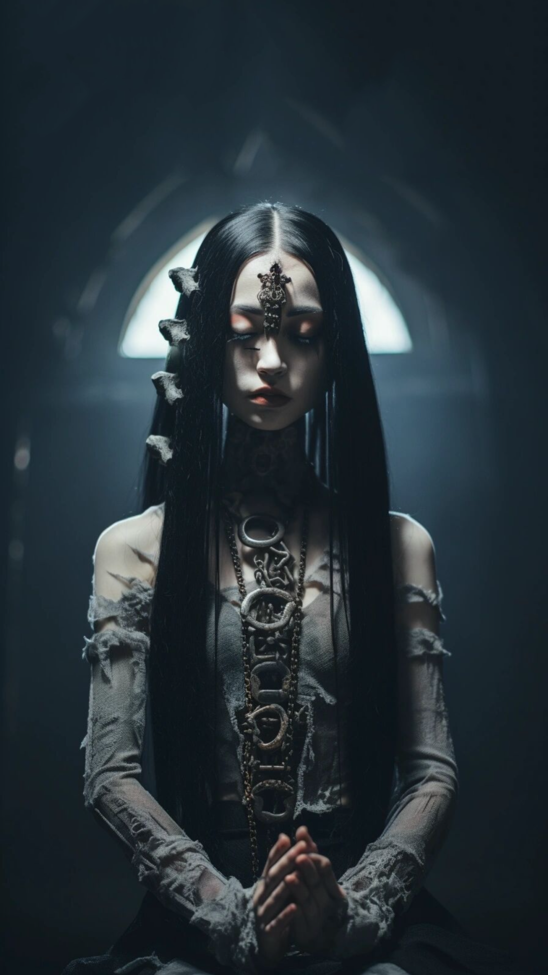 暗黑系紋身美女