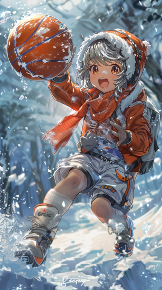 雪地篮球