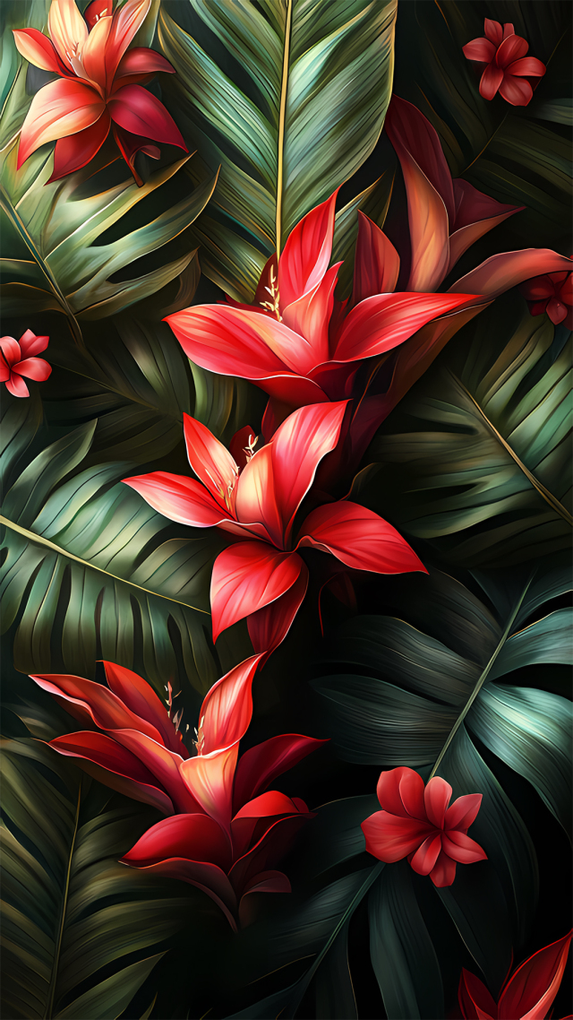 万花丛中一点红