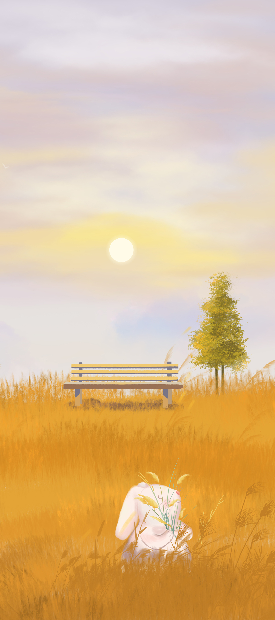 治愈系小清新夕陽風景