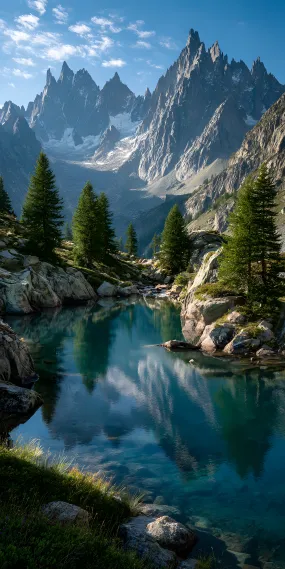 高山碧影