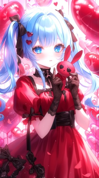 小女孩和她的玩偶