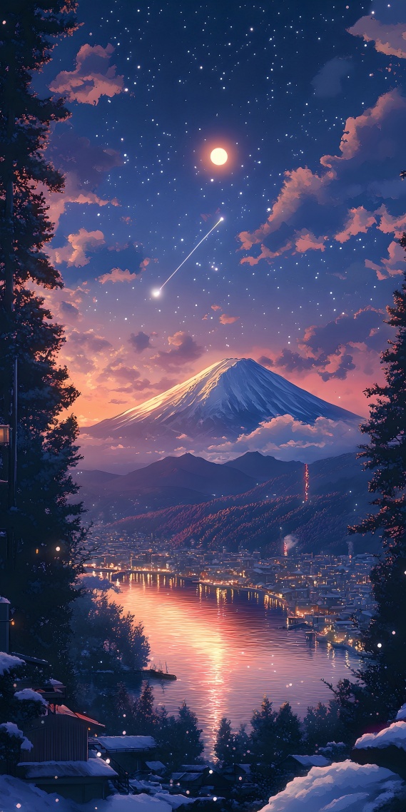 湖邊小鎮
