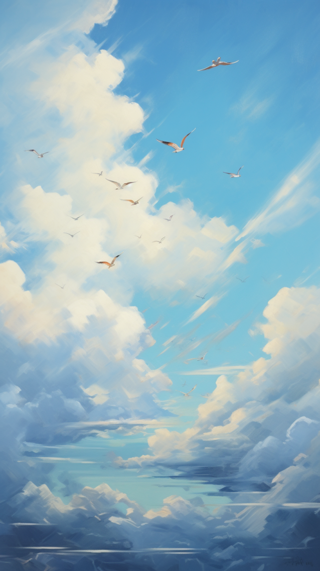 藍天白雲