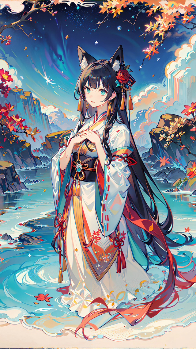 2K高清AI 可愛卡通少女