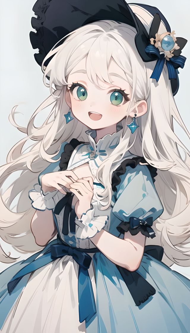 藍色系元氣少女5