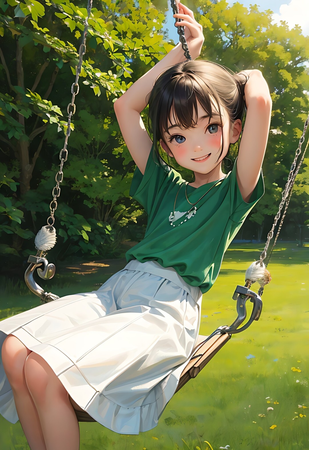 盪鞦韆的女孩