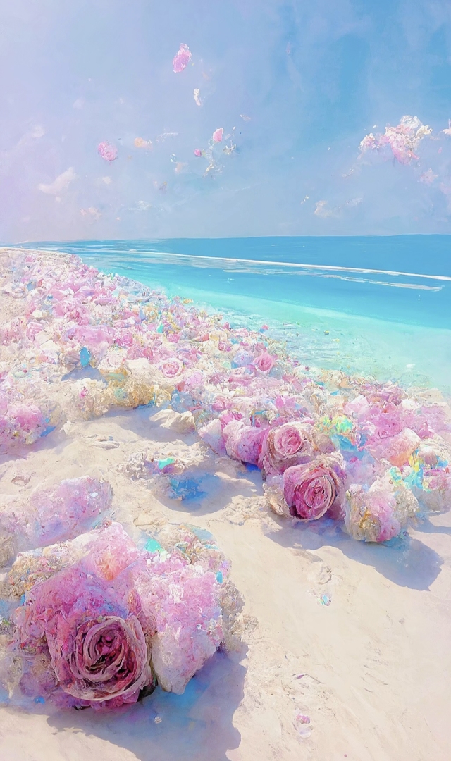 梦幻花海 风景手机静态壁纸 风景手机壁纸下载 元气壁纸