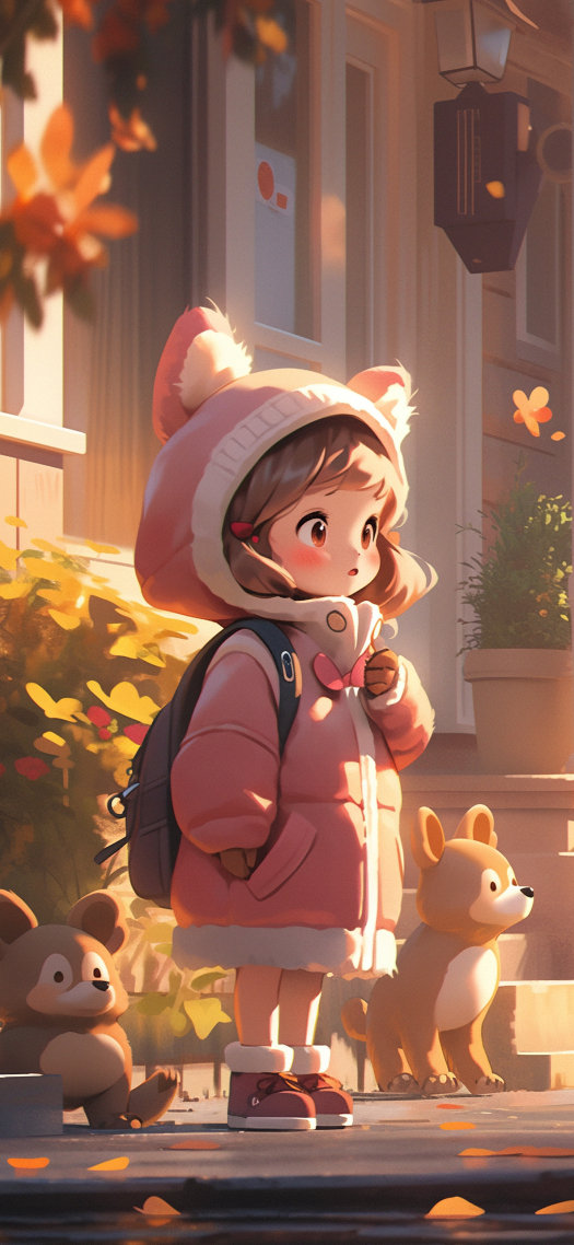 可爱小女孩