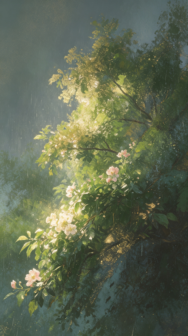 暮雨春枝