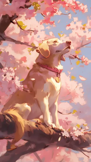 大黄与樱花