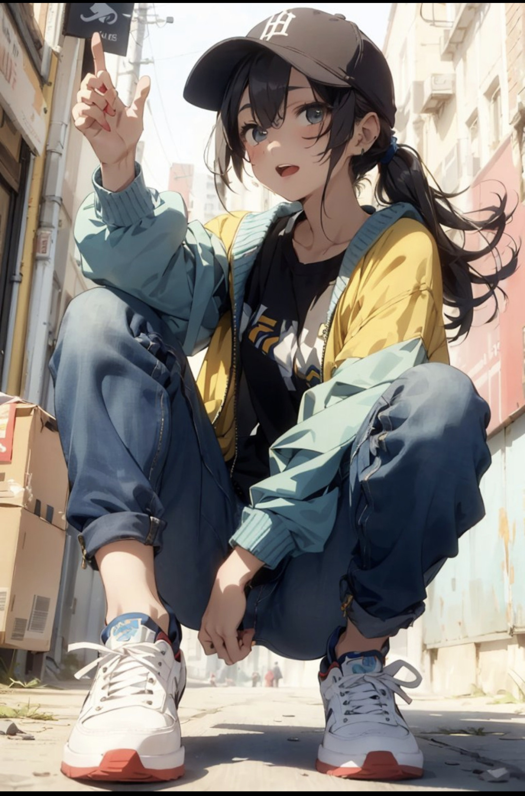 4K 蹲姿少女2.0