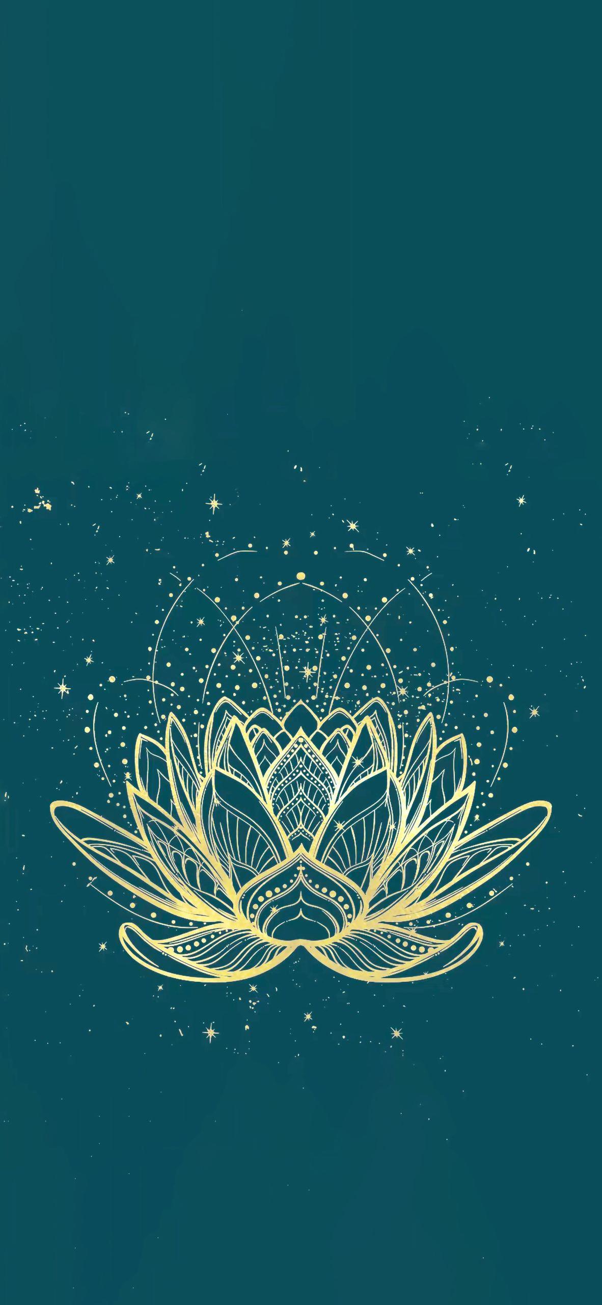 佛系 金色蓮花 4K