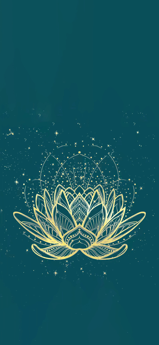 佛系 金色蓮花 4K
