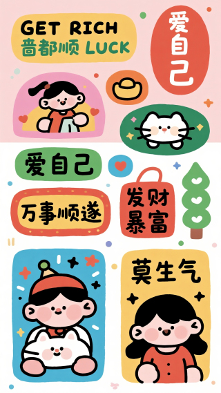 莫生气爱自己万事顺遂