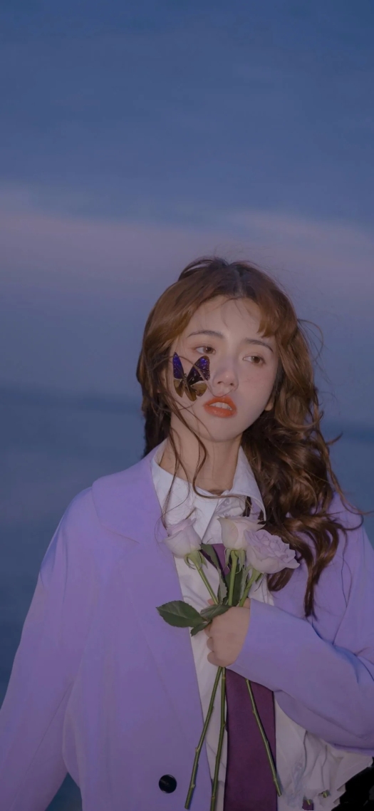 温柔(美女手机静态壁纸) - 美女手机壁纸下载 - 元气壁纸