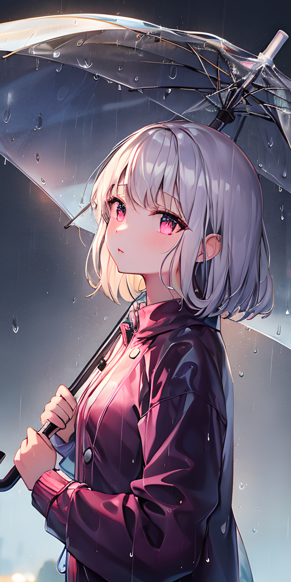 雨天少女（重繪版）