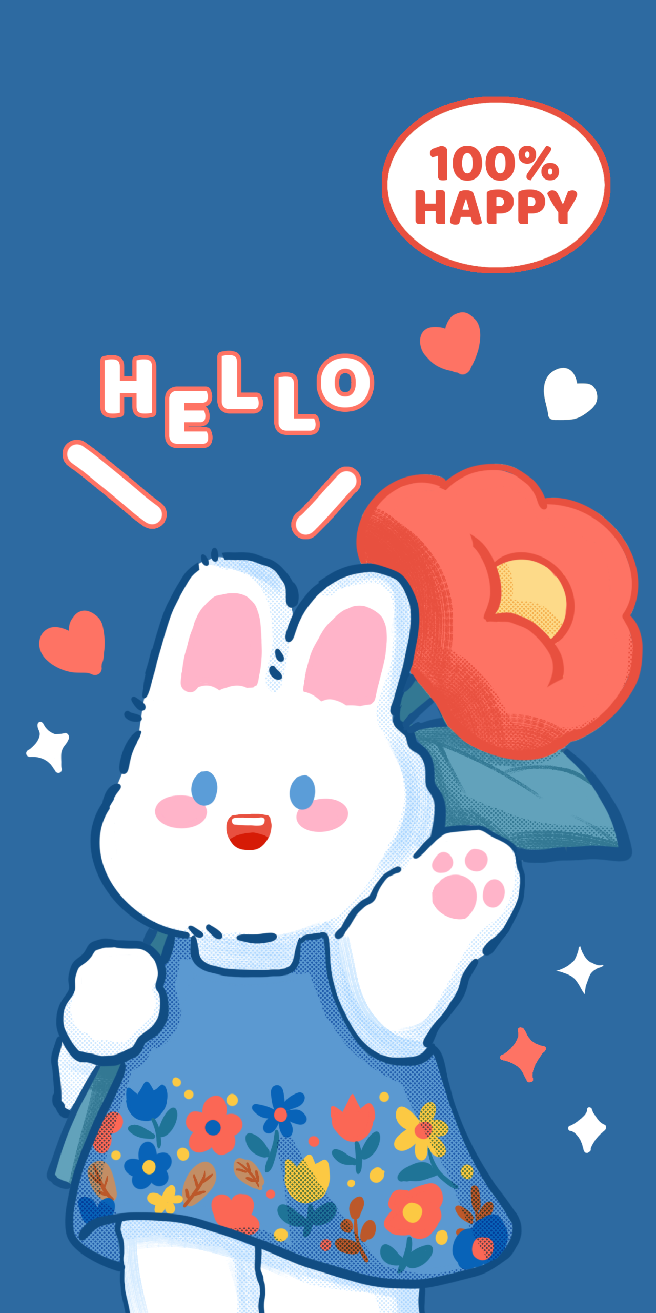 花朵兔子