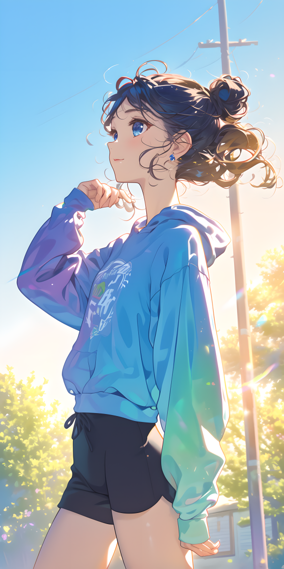 帅气女孩
