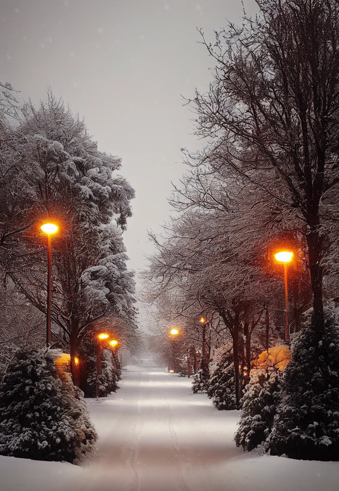 下雪了