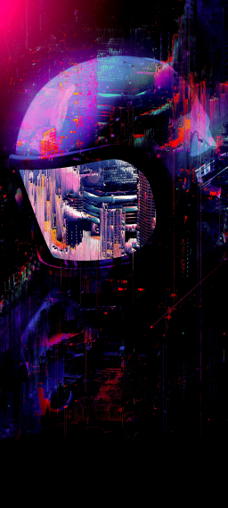 赛博朋克头盔