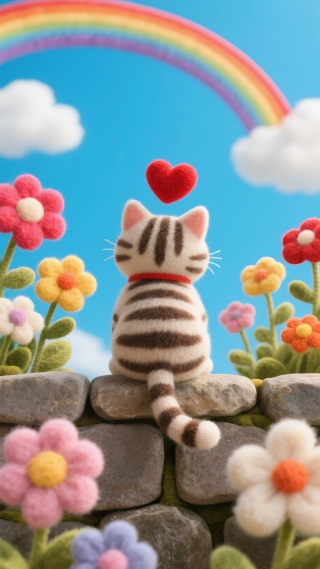 羊毛毡小猫