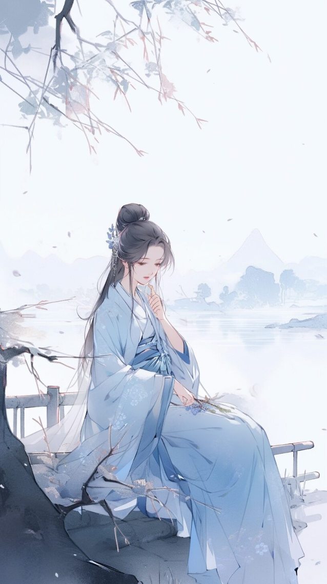 青衣古风美女