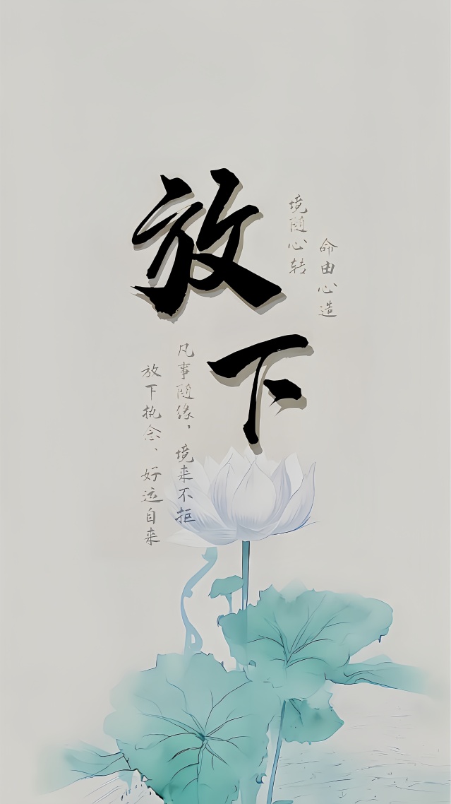 放下(其他手机静态壁纸) - 其他手机壁纸下载 - 元气壁纸