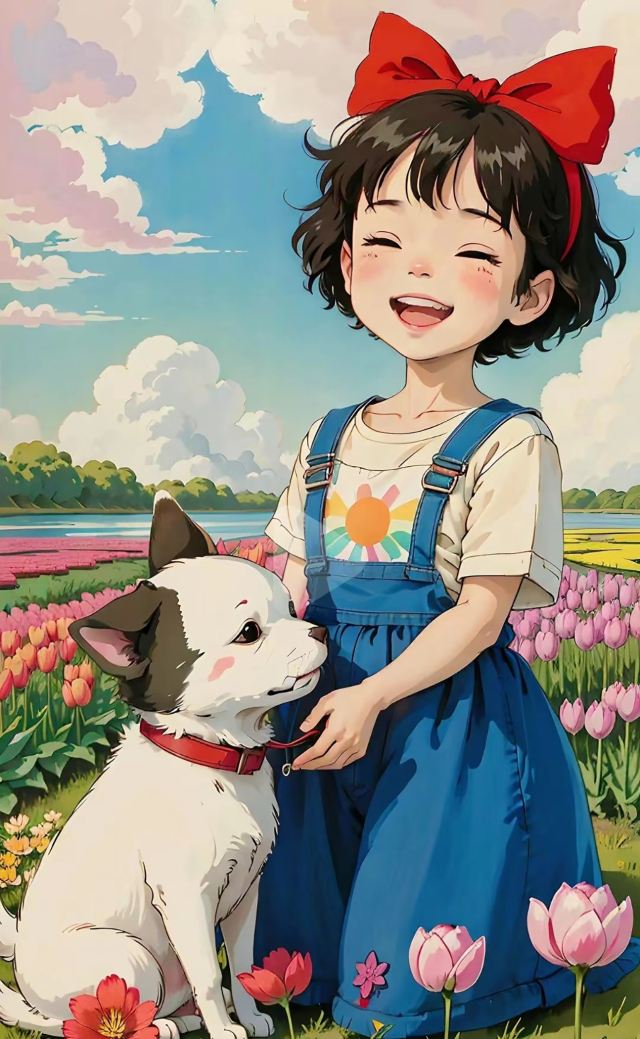 蝴蝶結女孩
