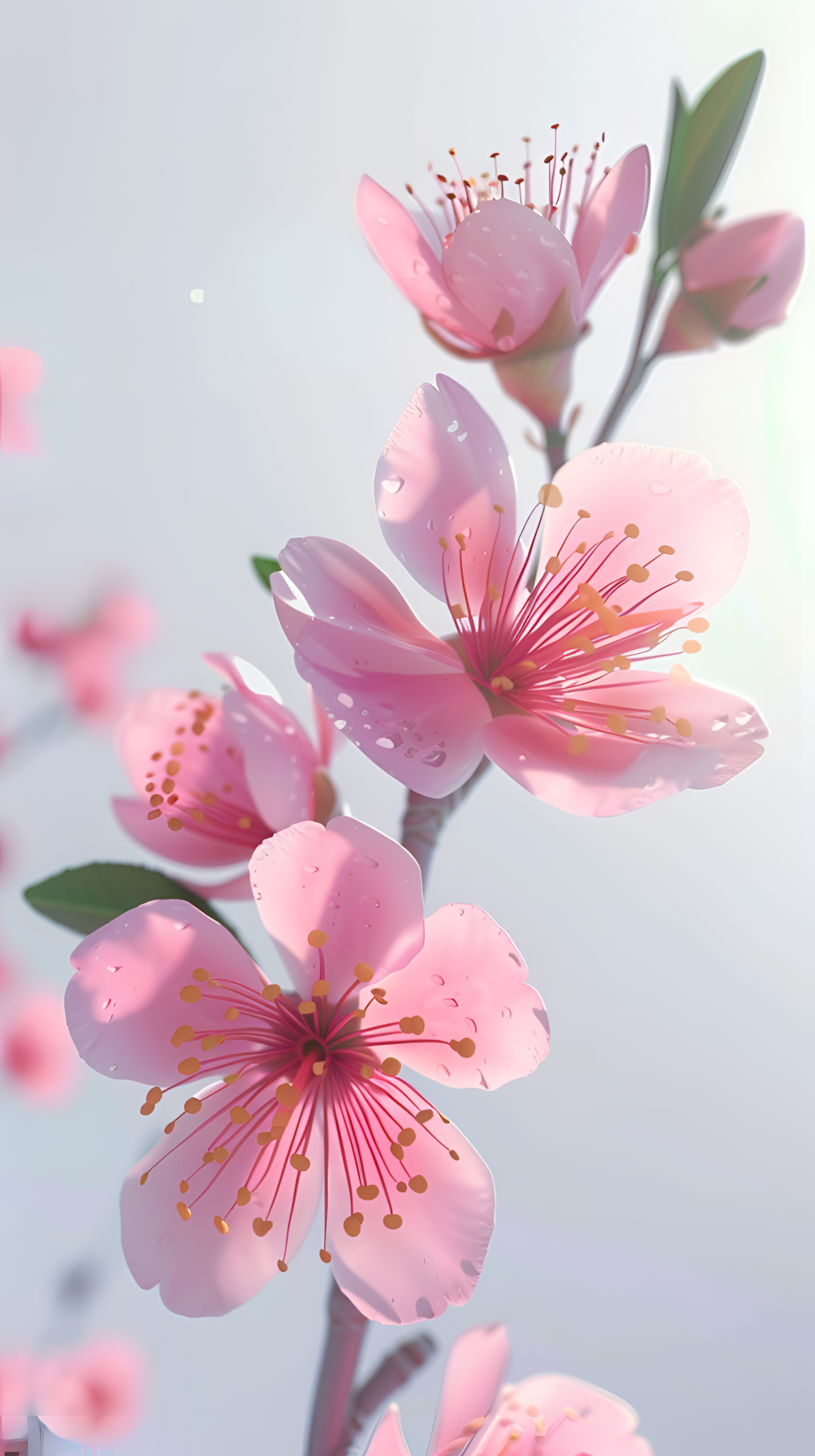 粉色小花
