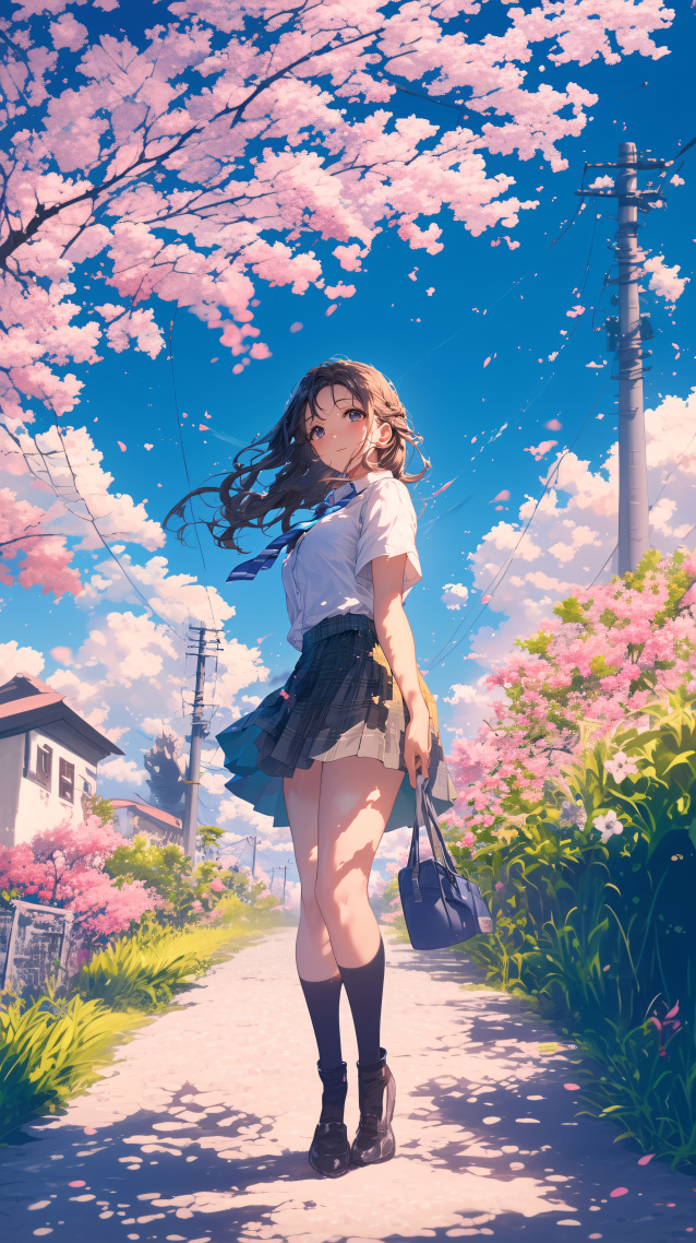 晴空下的美奈子