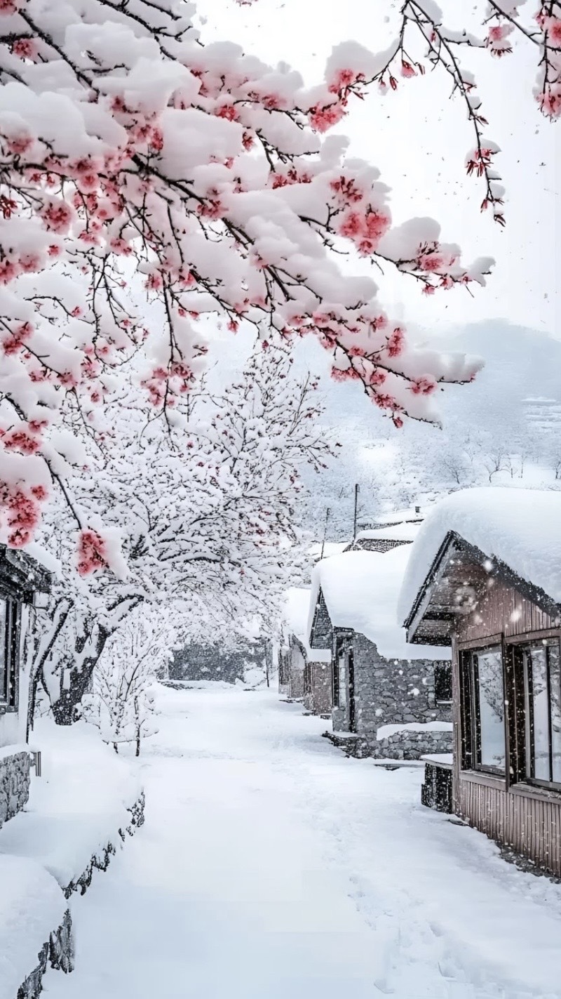 雪景很美