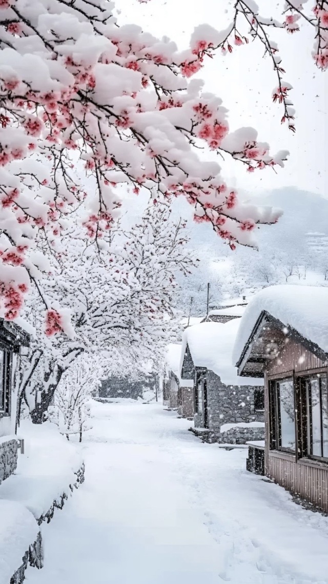 雪景很美