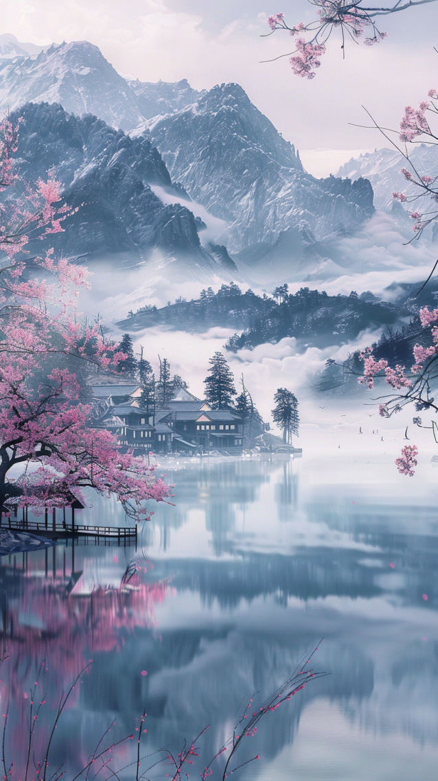 江山如画(风景手机静态壁纸) - 风景手机壁纸下载 - 元气壁纸