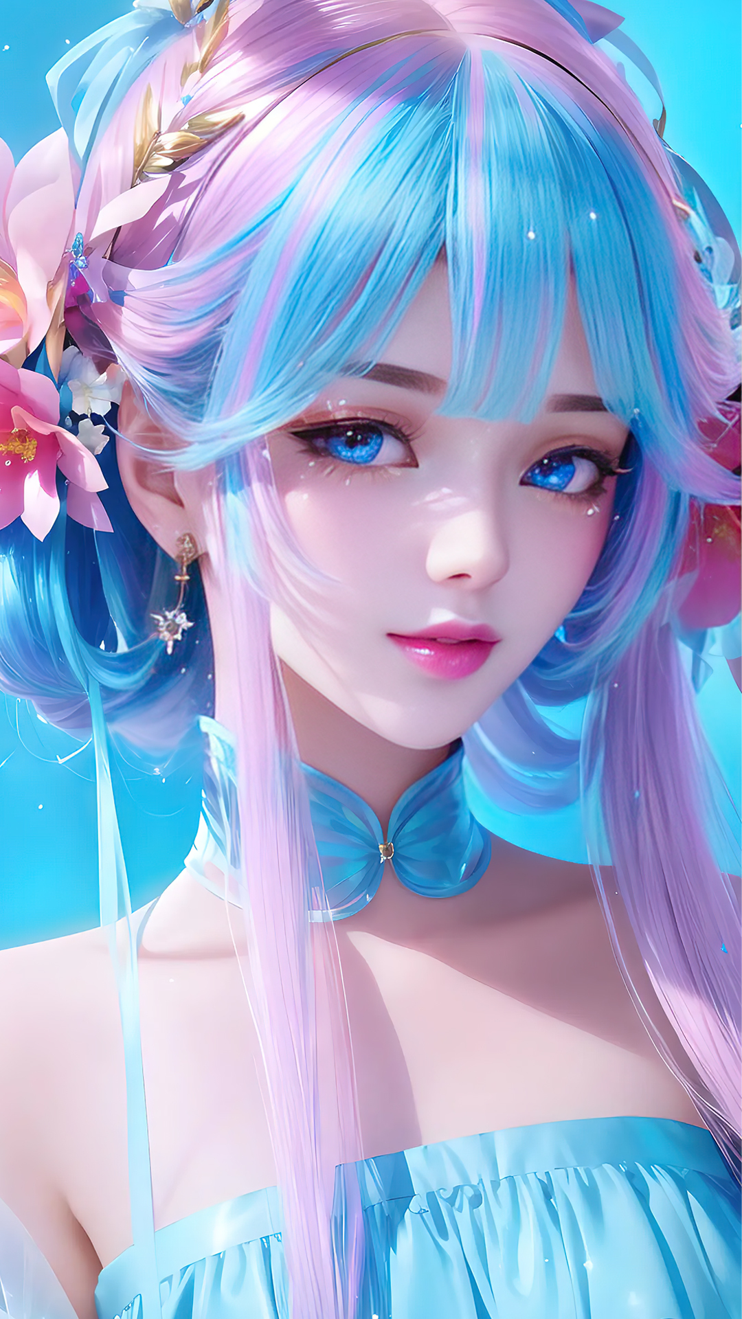 彩虹美女