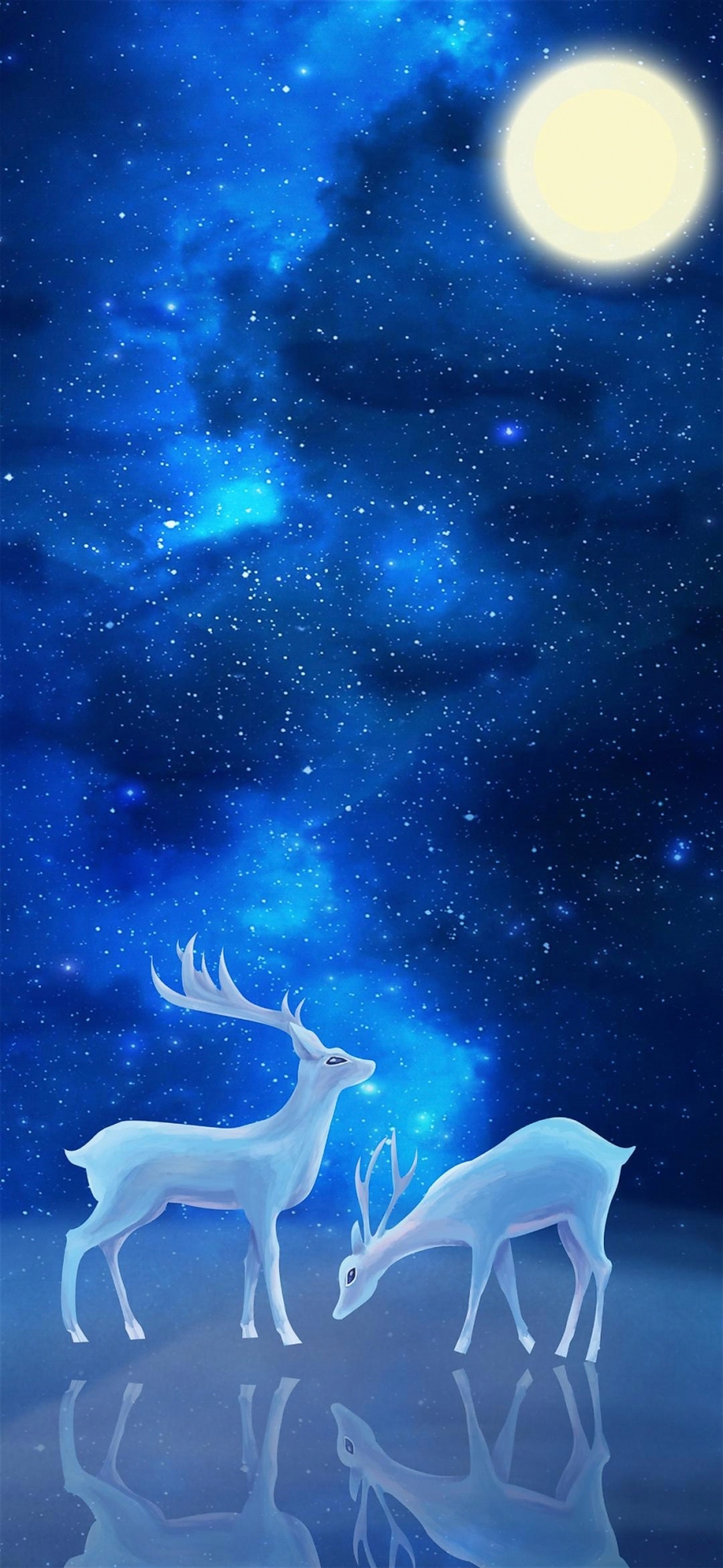 星夜之麋微信主頁壁紙