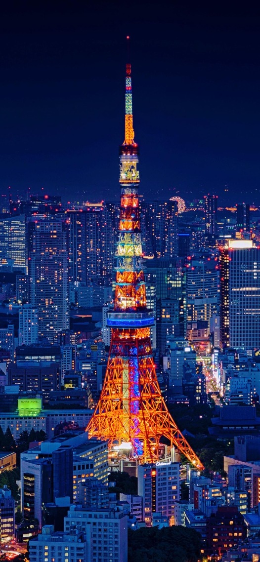 城市夜景-东京塔