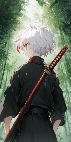 负剑竹林