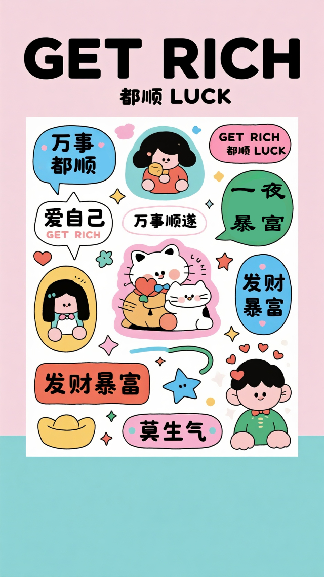 都顺，暴富发财