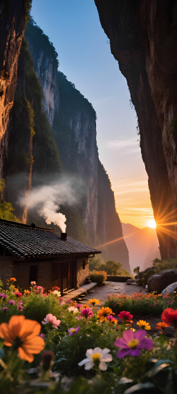 炊烟锁谷