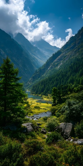 绿野山涧，自然的静谧乐章