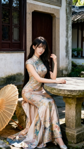 旗袍少女2
