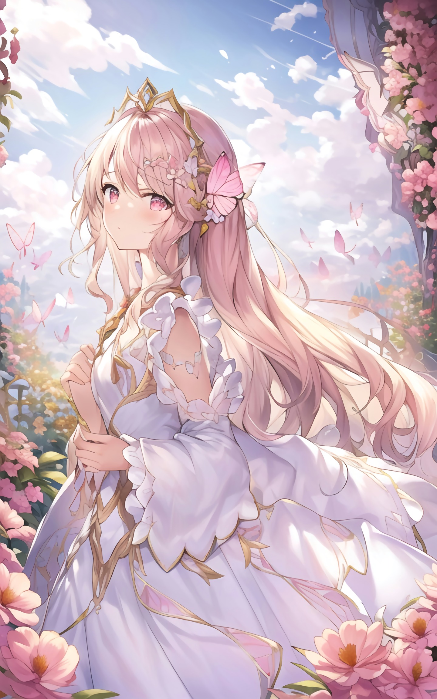 花丛少女（粉）