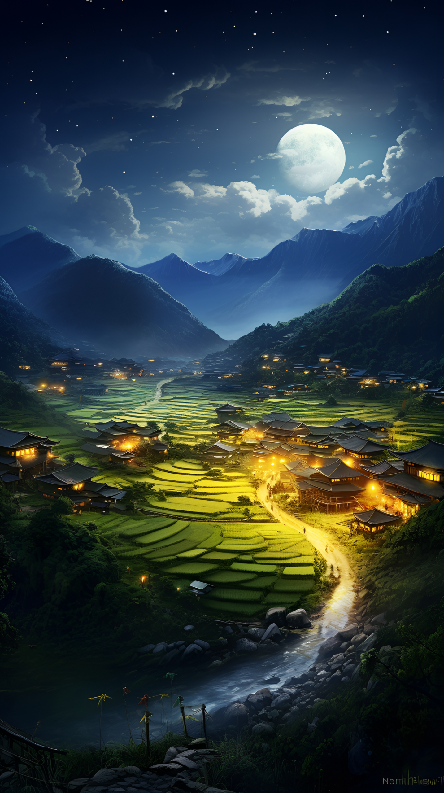 鄉村夜晚‖唯美