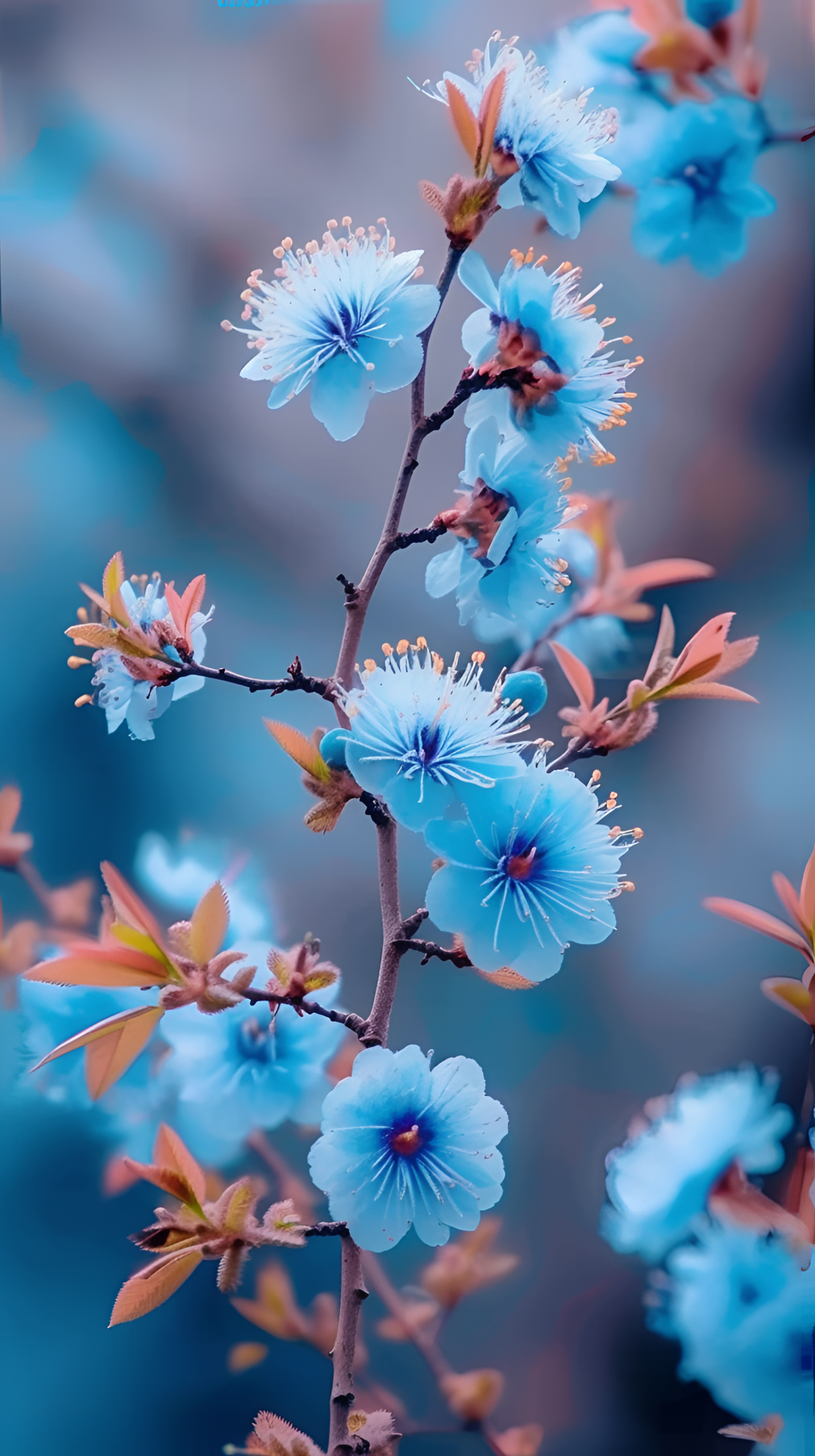 藍色小花