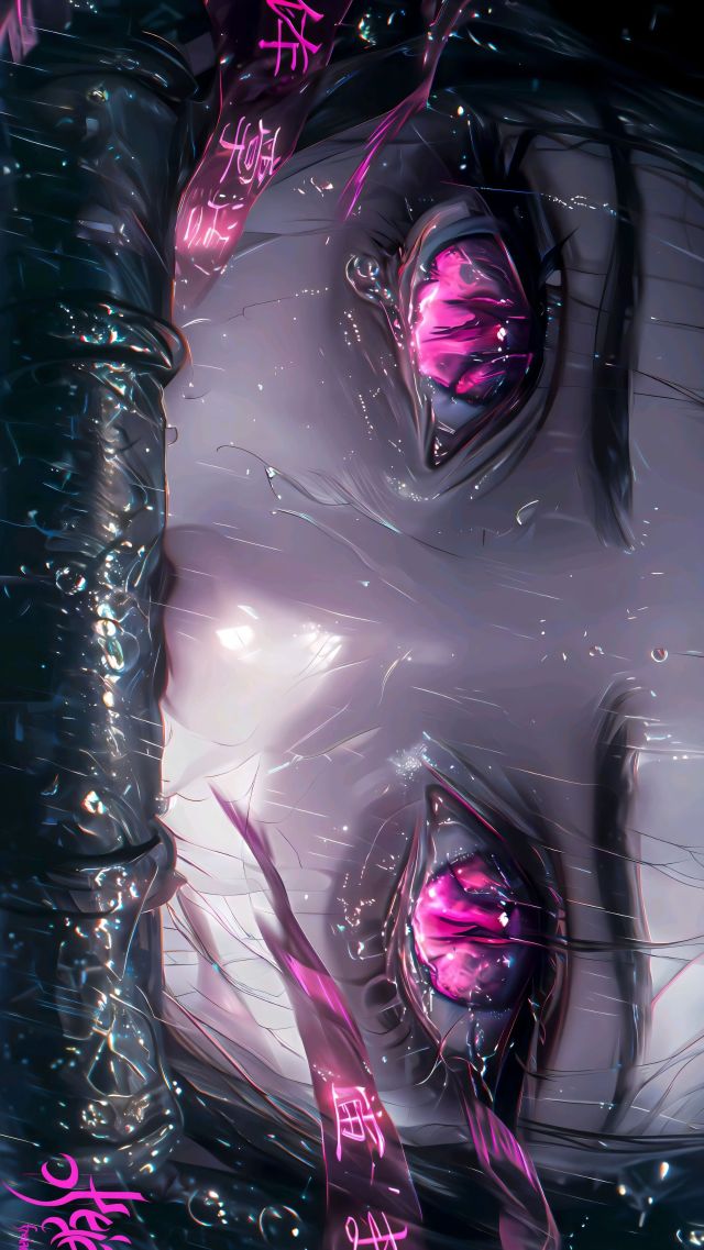雨中美少女