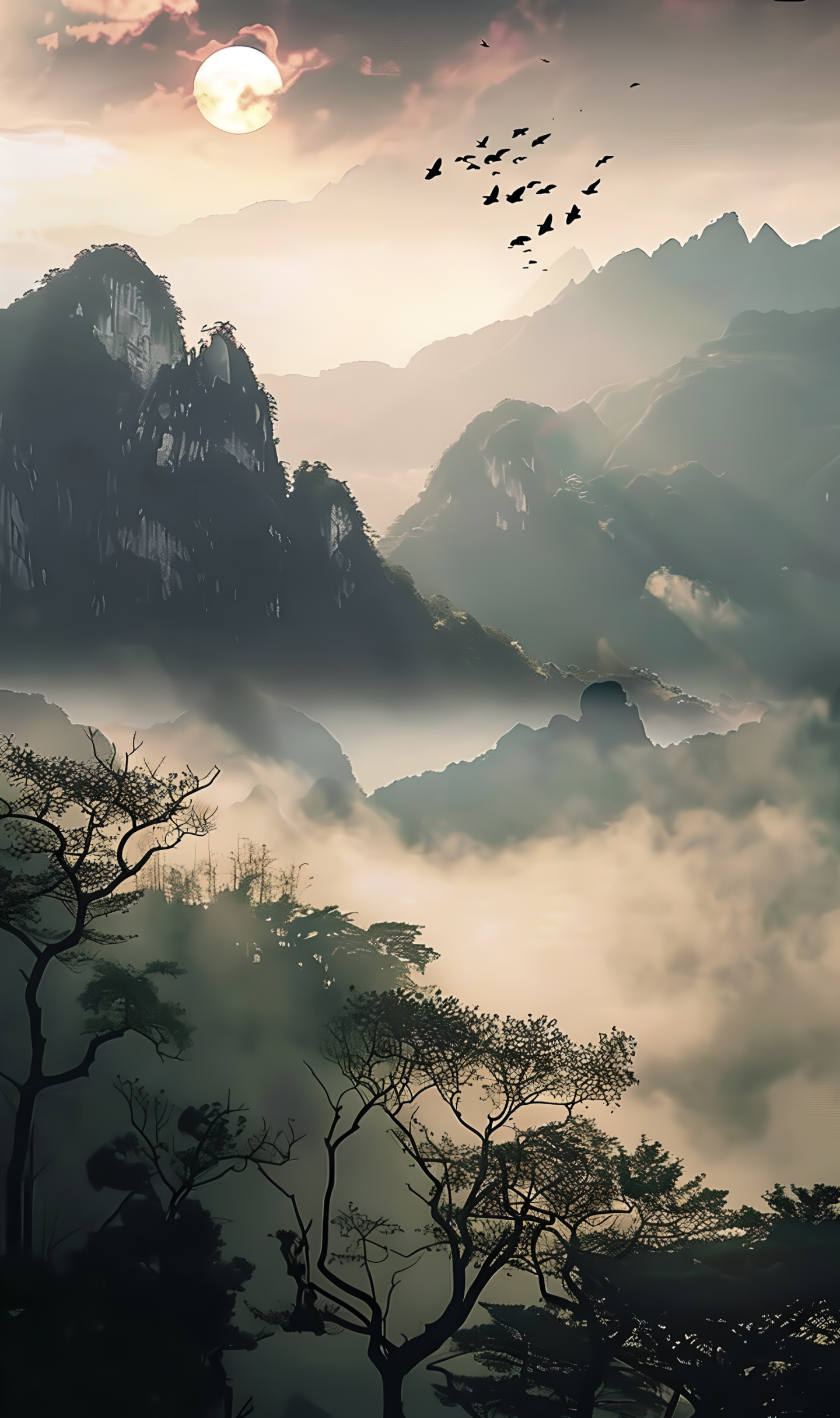 山裡風景圖